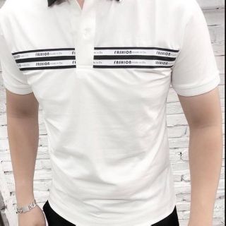 Áo thun nam cổ trụ cotton