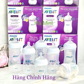 Bình sữa cho bé philips avent natural 125-260-330ml