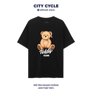 Áo thun nam nữ Teddy is land City Cycle - Áo thun tay lỡ Unisex form rộng Local Brand
