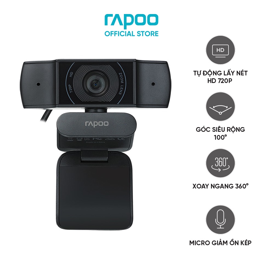 Webcam Rapoo C200 FullHD 720p