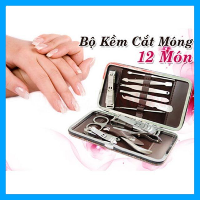 Bộ Kềm Cắt Móng Tay Chân 12 Món