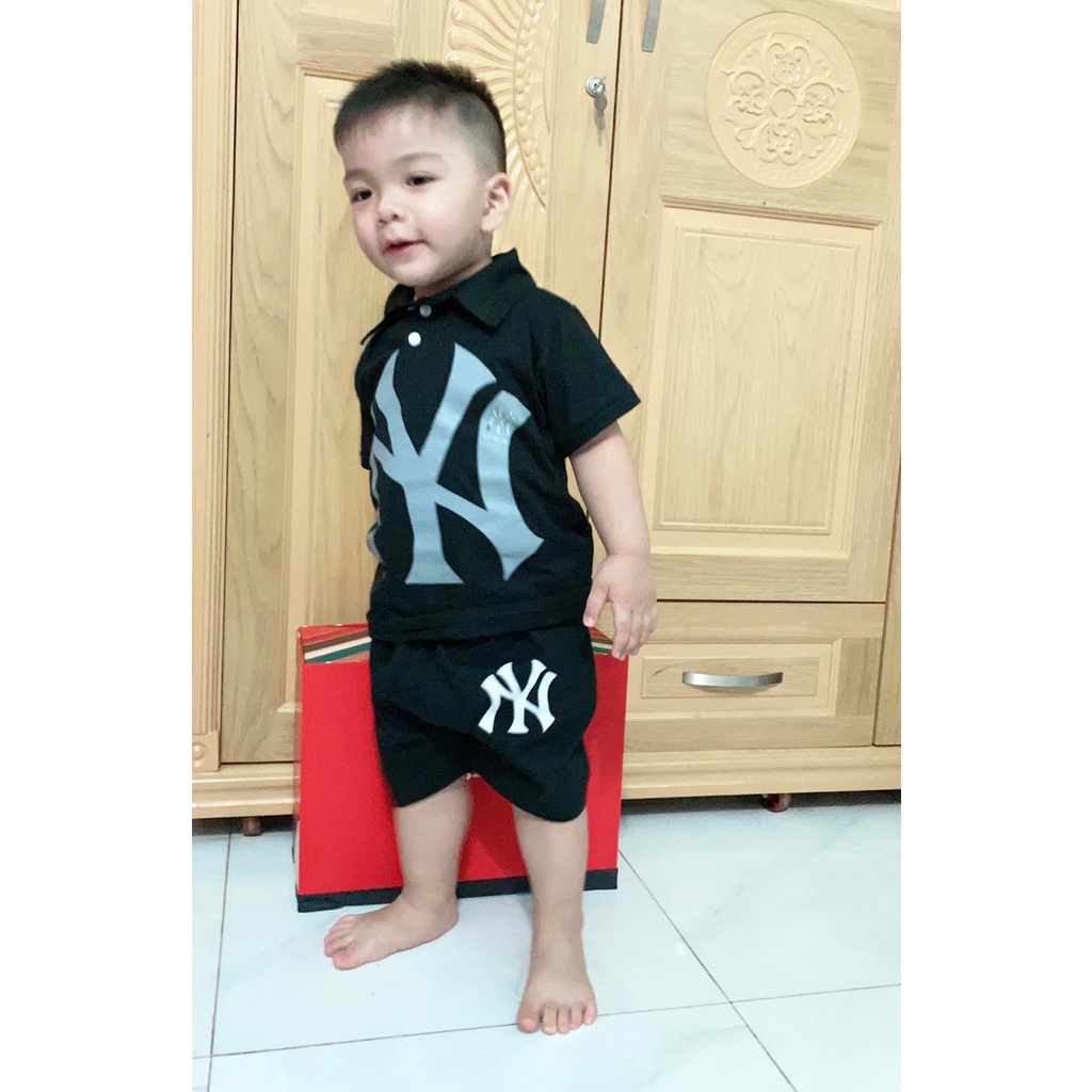 Sale sốc size đại 30-40kg Bộ ngắn tay bé trai/ Bộ cộc NY thời thượng cho bé trai từ 5-40kg hàng cotton tàu cao cấp cho b
