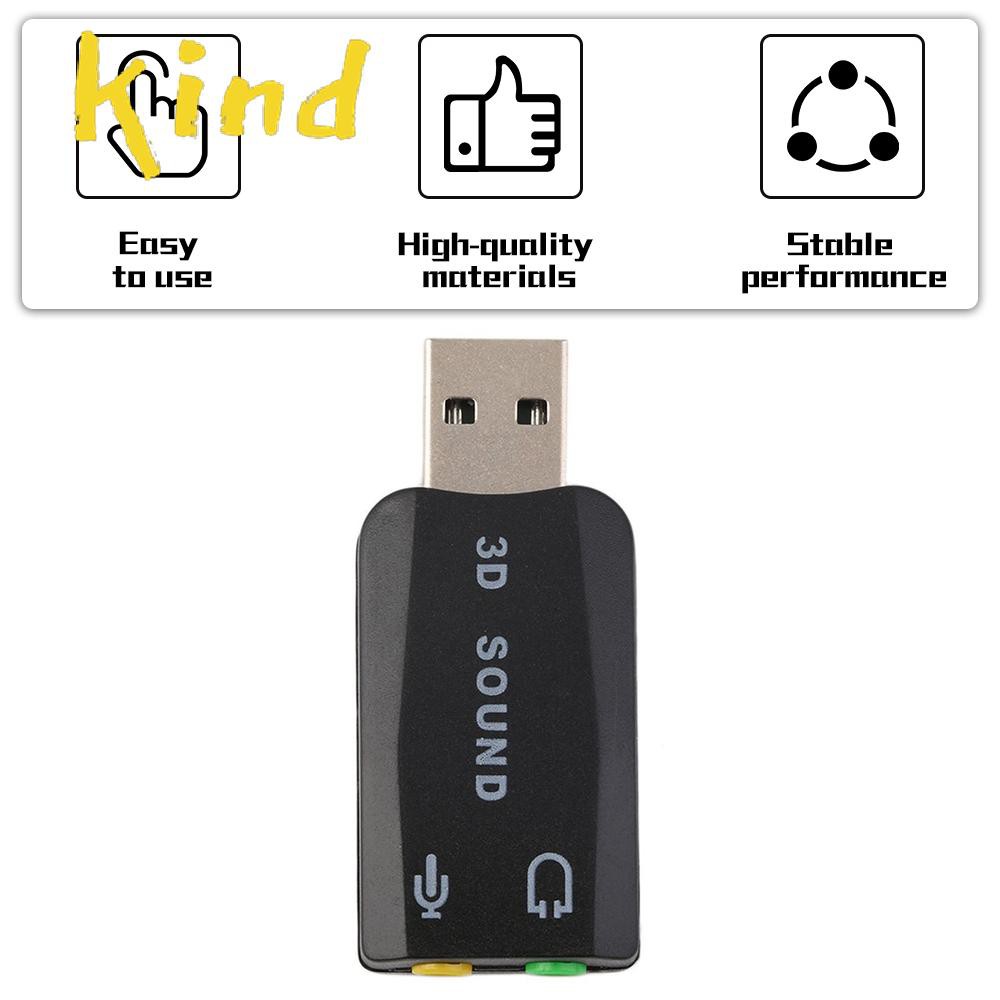 Bộ Chuyển Đổi Âm Thanh Usb 2.0 Sang Mic 3d 5.1 Cho Pc / Laptop | BigBuy360 - bigbuy360.vn