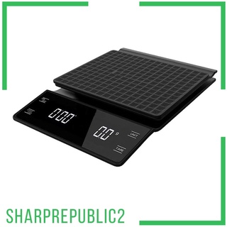 LED Display High Precision Coffee Scale With Timer Digital Kitchen Scales