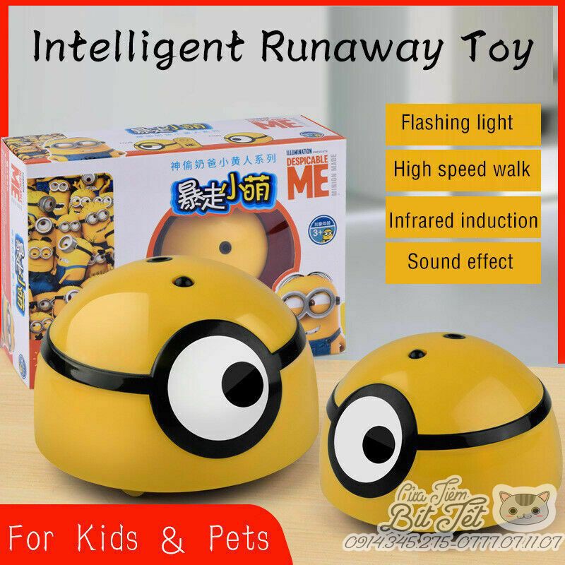 ĐỒ CHƠI MINION TROLL CẢM BIẾN TỰ ĐỘNG, HUÂN LUYỆN THÚ CƯNG, CHÓ MÈO
