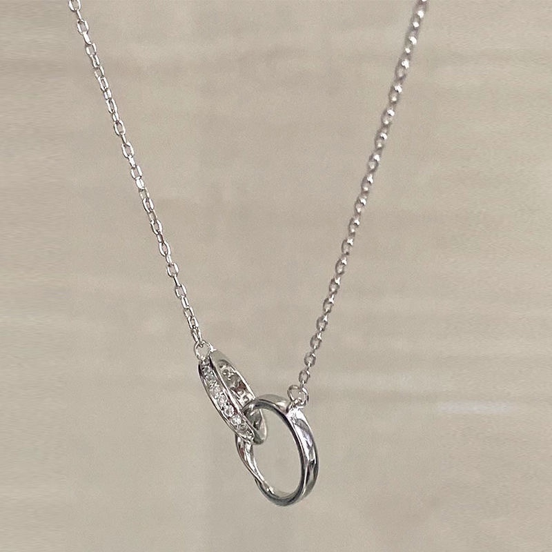 Vòng cổ Mặt Trái Tim Đính Đá Opal Nhân Tạo Thời Trang