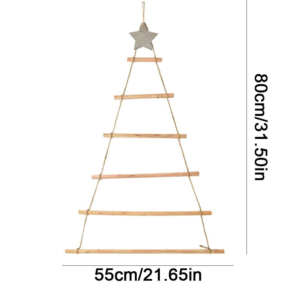 CONOPERY Cây Thông Giáng Sinh Bằng Gỗ Treo Tường Trang Trí Nhà Cửa DIY