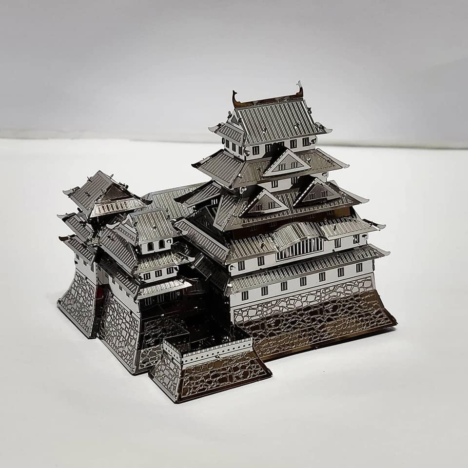 Mô Hình Kim Loại 3D Lâu Đài Hạc Trắng Himeji Nhật Bản