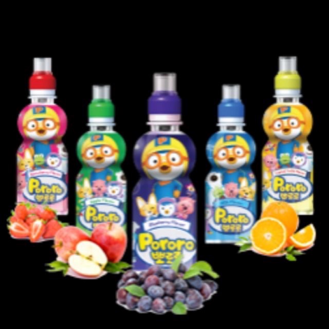 Nước trái cây pororo 1T/24chai date t 12/2021