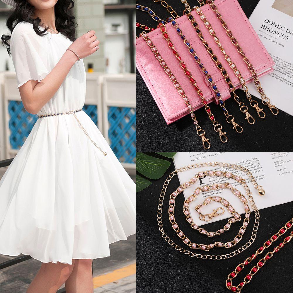 Thắt Lưng Chuỗi Hạt Mỏng Thời Trang Dự Tiệc Cho Nữ