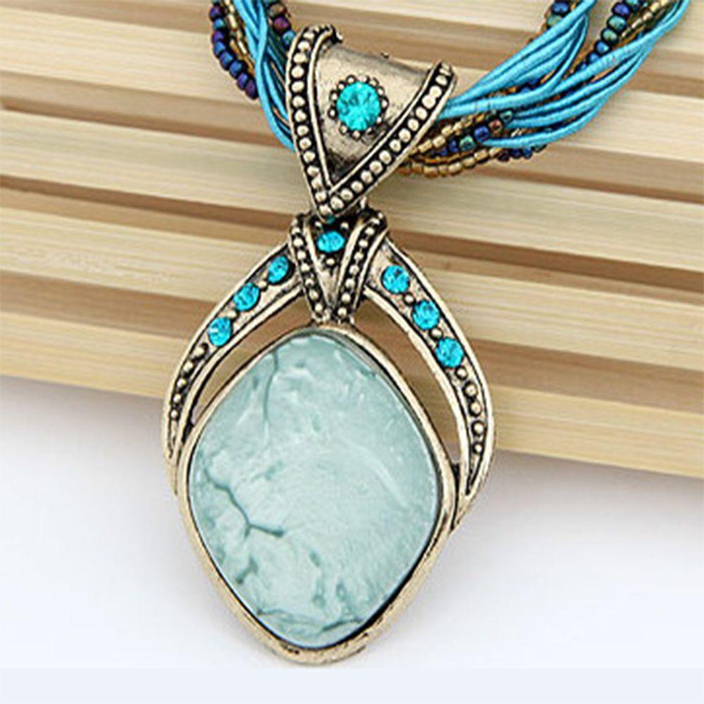 ANEMONE Dây Chuyền Nhiều Lớp Phong Cách Retro Thời Trang Cho Nữ