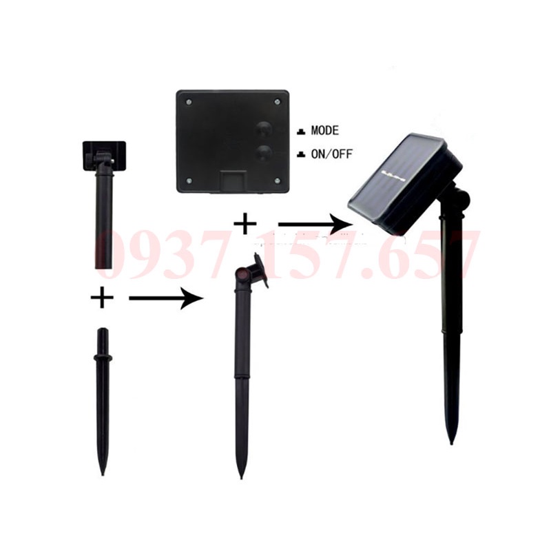 Đèn LED dây năng lượng mặt trời bông tuyết