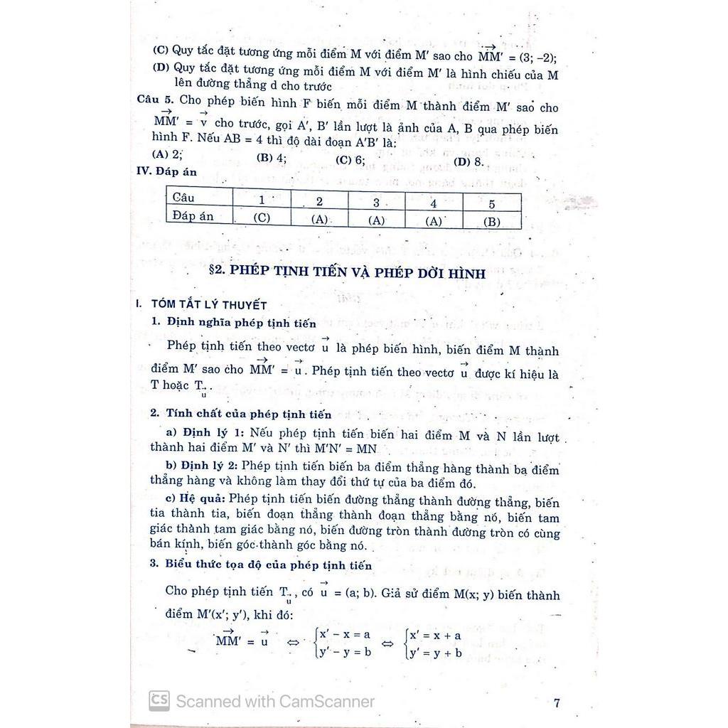 Sách Hướng Dẫn Giải Bài Tập Hình Học Lớp 11