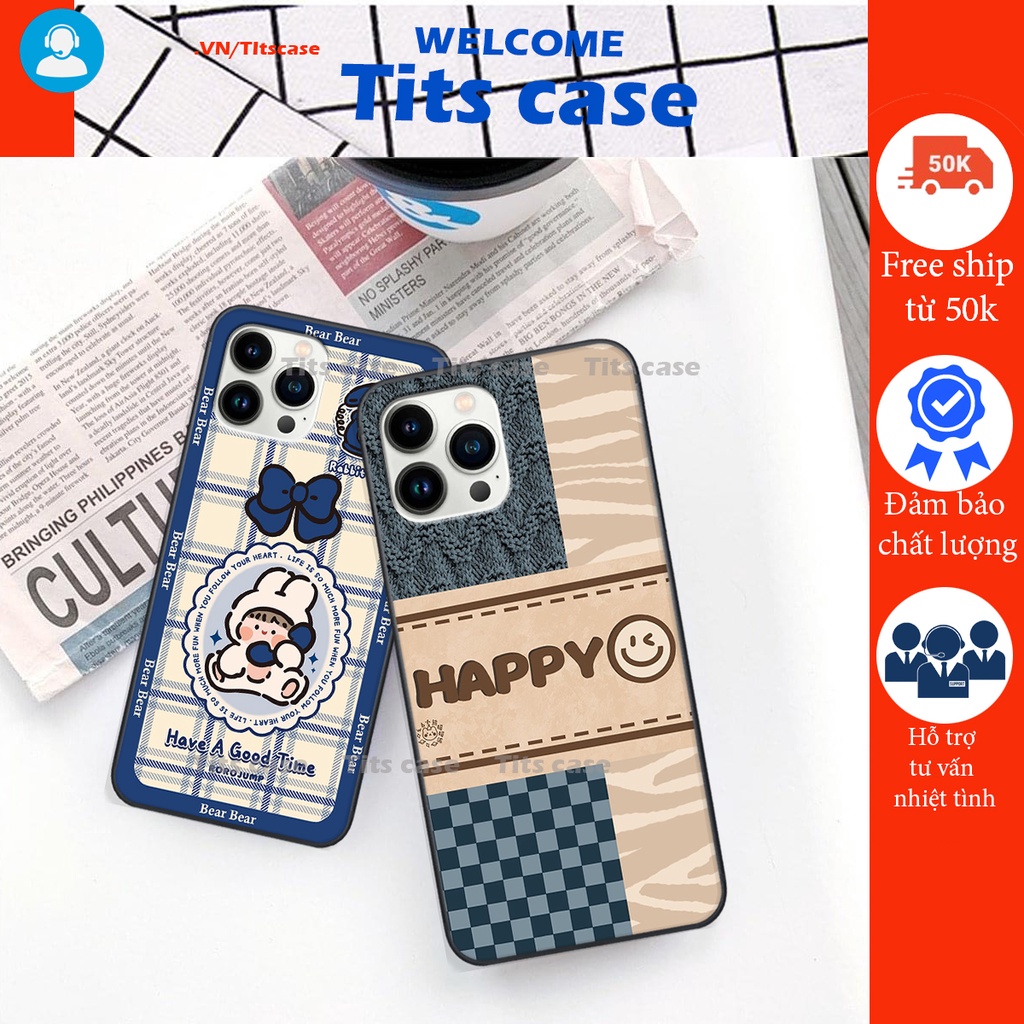 Ốp lưng ip 13 PRO / 13 PRO MAX in hình bò sữa, gấu be@r, cute cực  ĐỈNH -  cực CHẤT-  cực COOL