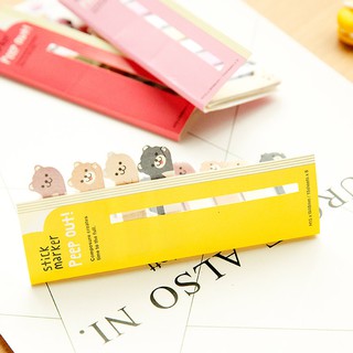 Giấy Note Đánh dấu trang hình thú ngang - Sticker