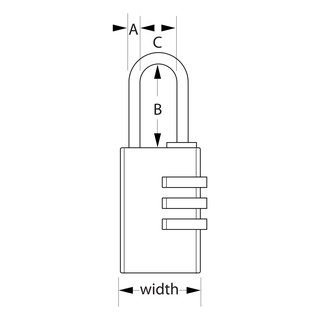 [Hỏa tốc HCM] Ổ khóa số Vali Master Lock 7620 EURDCOL - MSOFT