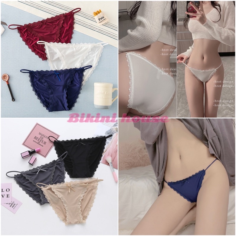 Quần Lót Nữ ❤️Quần Lót Ren Su cao cấp mềm mại kháng khuẩn sexy gợi cảm 059