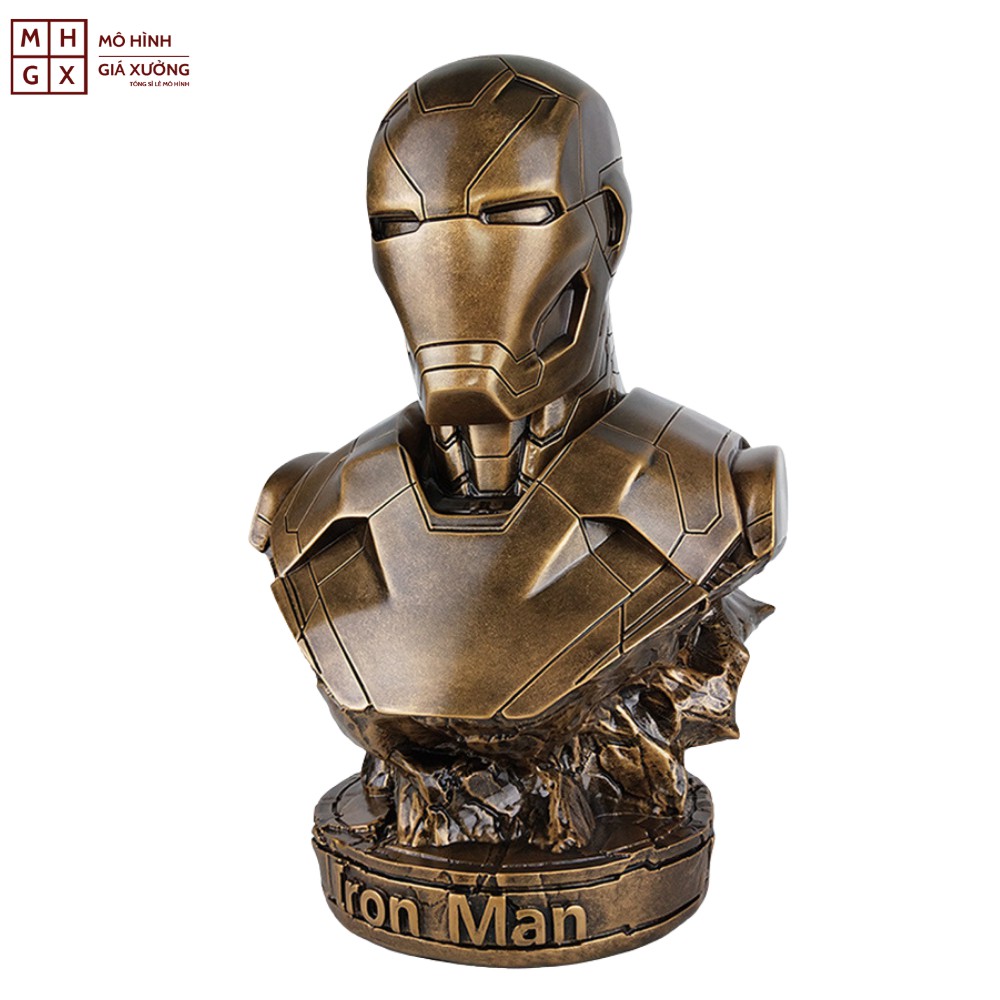 Mô Hình Maver Bán Thân Iron Man Người Sắt Tony Stark Cao 17cm ( 3 màu ) - Figure Tượng Maver - Mô hình giá xưởng