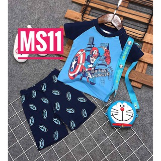 [NOW SHIP]đồ bộ bé trai thun loia5 1 cho bé giá tốt