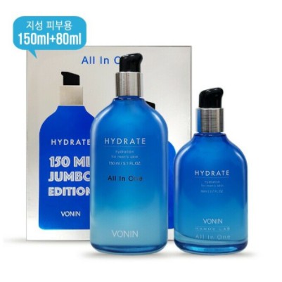 Bộ Dưỡng Da Dành Cho Nam Vonin All-in-one Hydrate 150ml + 80ml