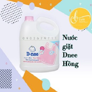 Nước giặt Dnee Hồng Thái Lan 3000ml 🔺HÀNG LOẠI 1🔺 nước giặt quần áo cho bé Chính  Hãng