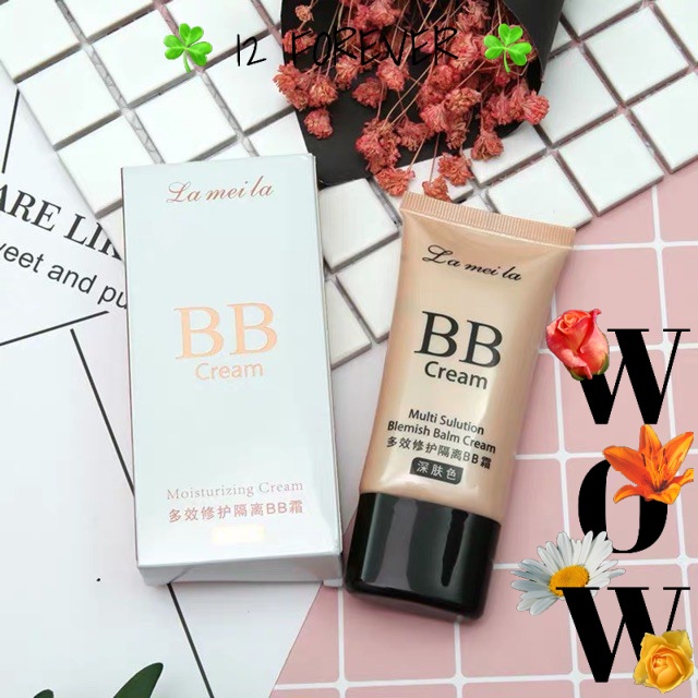 Ảnh thật Kem Nền BB Cream Hồng Dạng Tuýp Nội Địa Mỏng Mịn Tự Nhiên chính hãng