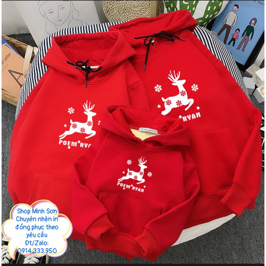 🍒VIDEO ÁO NỈ HOODIE, NỈ MŨ GIA ĐÌNH, ÁO ĐÔI  LOẠI 1 ĐỦ MÀU ĐỦ SIZE