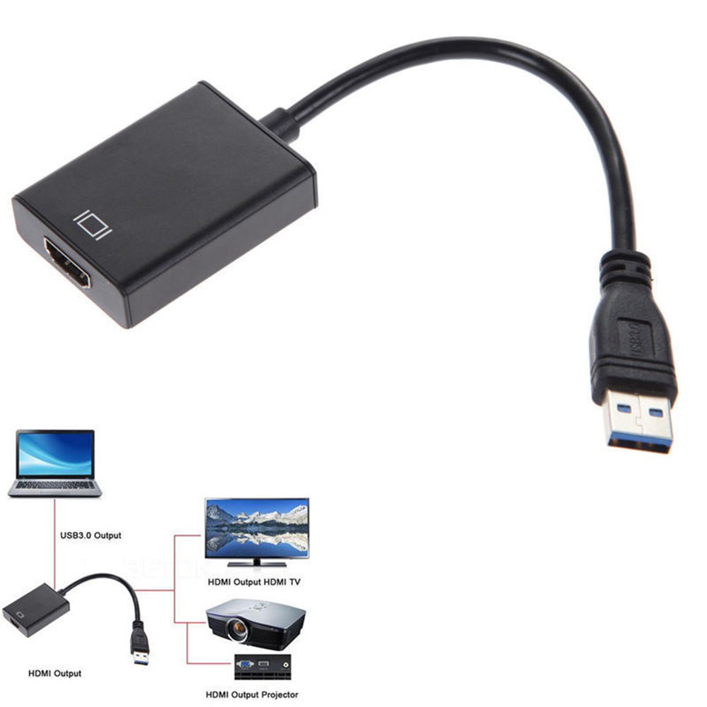 DG USB 3.0 to HDMI 1080P HD Video Cable Adapter Converter For PC Laptop HDTV | BigBuy360 - bigbuy360.vn