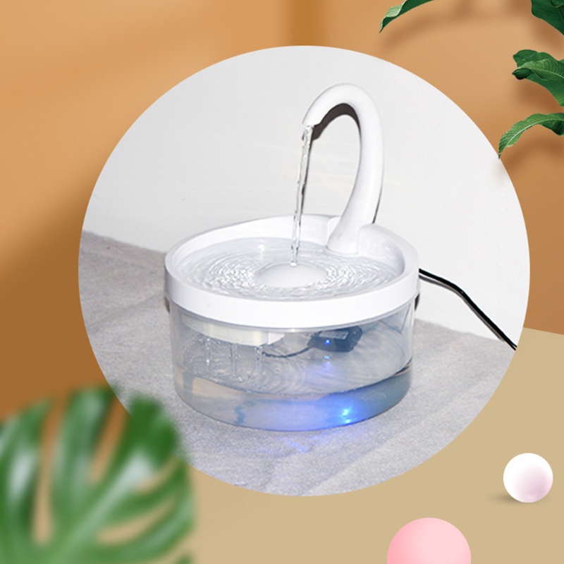 Máy Lọc Nước Uống Tự Động Thông Minh Không Gây Tiếng Ồn Có Tầm Nhìn Ban Đêm Cho Mèo Cưng