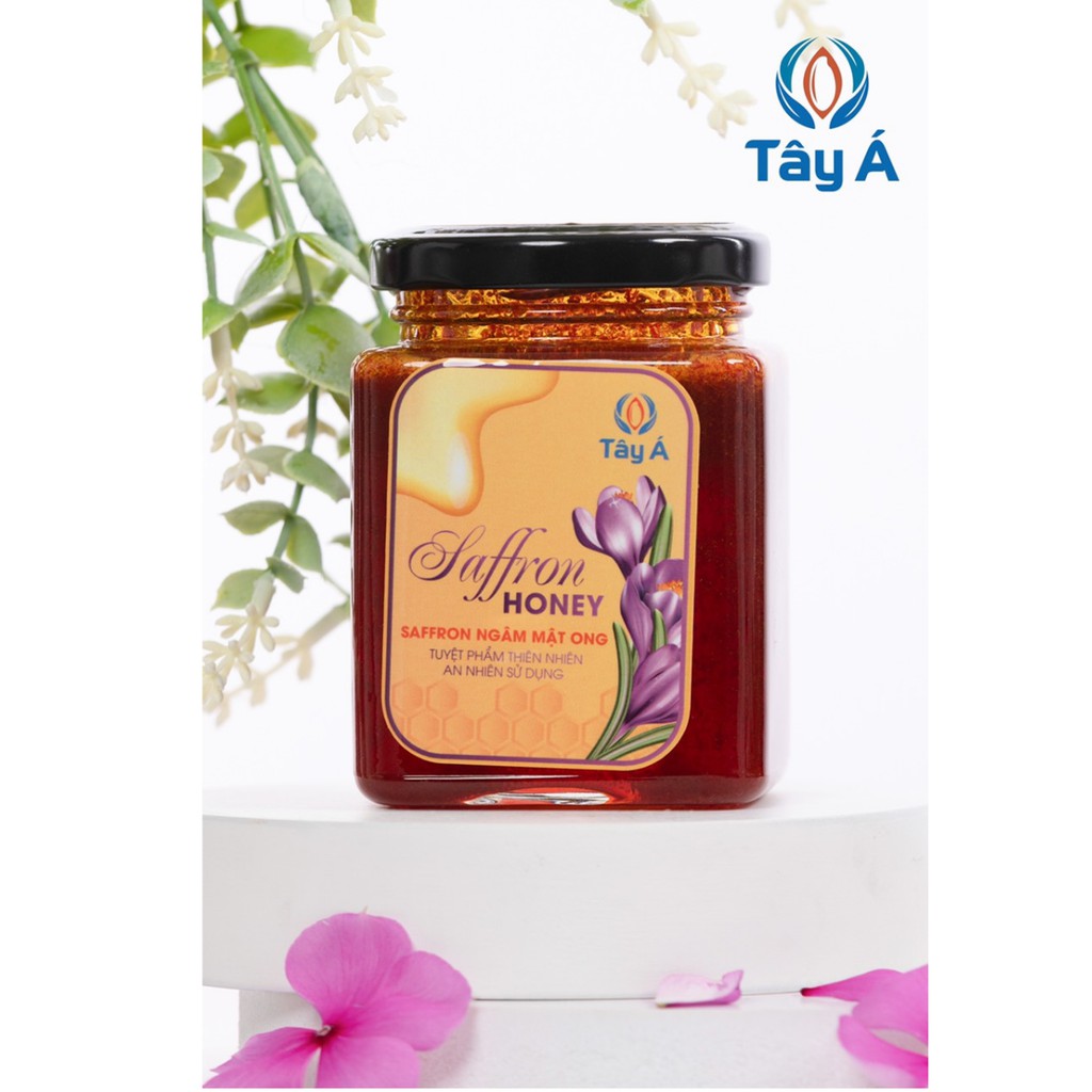 Saffron ngâm mật ong, hủ ngâm 2gr sợi super negin Tây Á