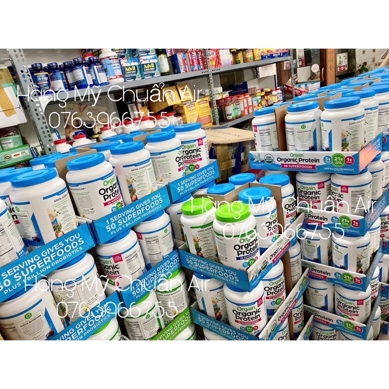 Bột Protein Hữu Cơ Orgain Organic Protein 1224g