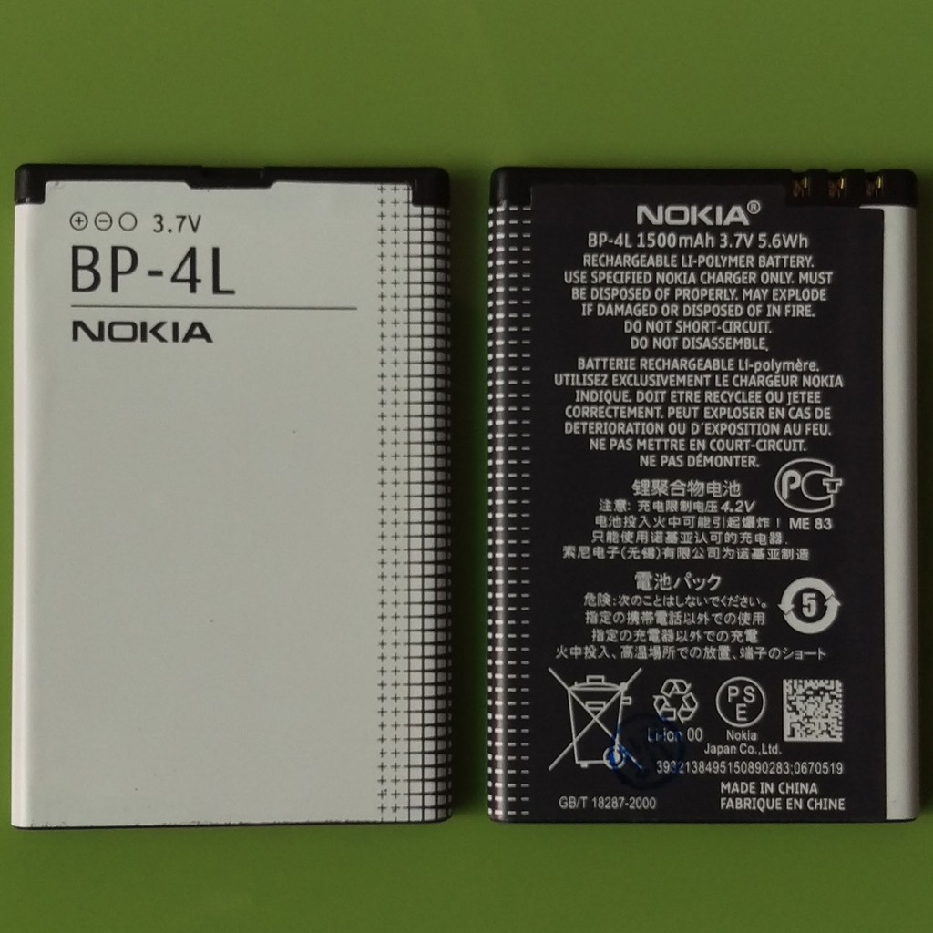 Pin Nokia BP - 4L.Dung Lượng 1500 mAh_ Cho Nokia E71, E72, E90, 6760, E52, E6