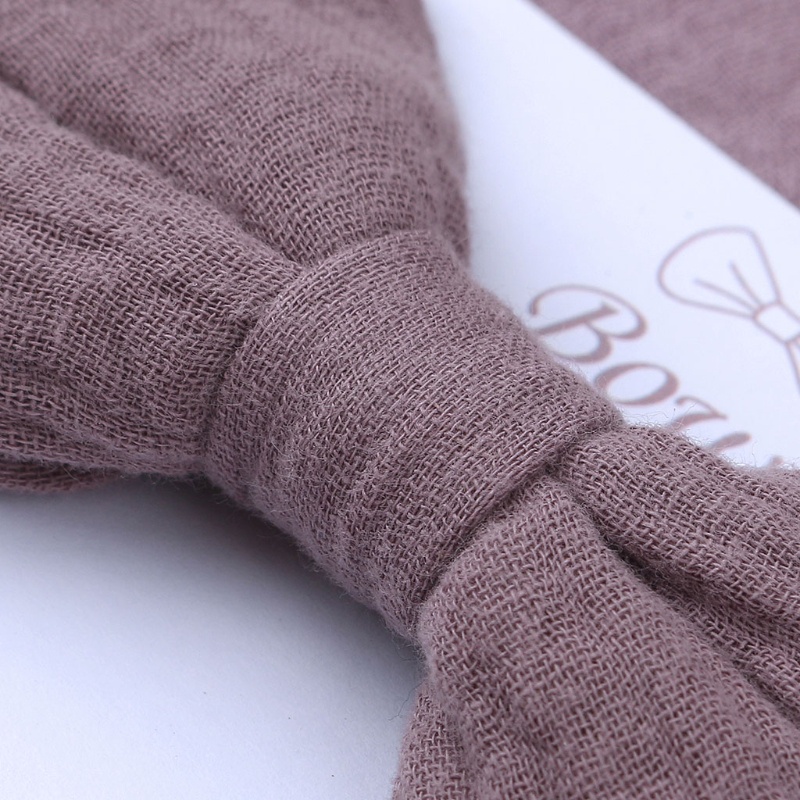 Yếm Ăn Cotton Mềm Mại Hình Tam Giác Thắt Nơ Xinh Xắn Cho Bé