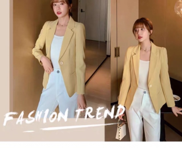 (Hàng sẵn) Áo Blazer đẹp dáng vest (loại phom vừa vặn) | BigBuy360 - bigbuy360.vn