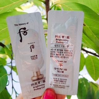 Combo 10 gói tẩy tế bào chết whoo brightening peeling gel