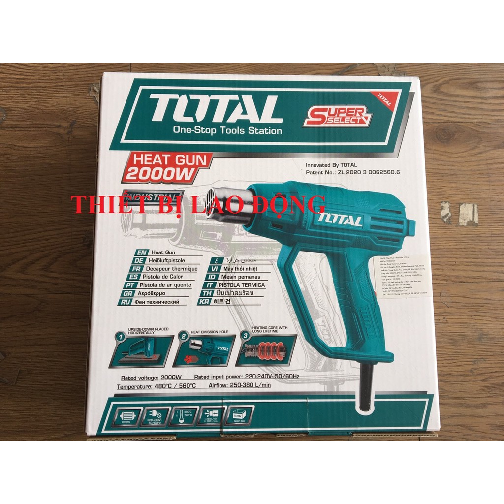 Máy Thổi Nhiệt 2000W Total TB200365