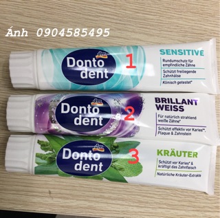 Kem đánh răng Dontoden nội địa Đức