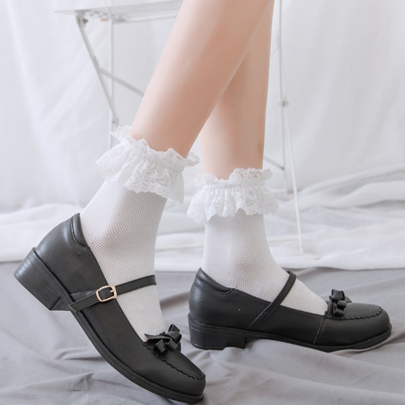 ✿ Đôi Vớ Ren Hoa PhốI Nơ ThờI Trang Cho Nữ