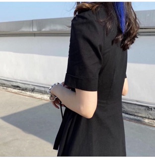 ĐẦM VEST ĐẮP CHÉO CỘT EO