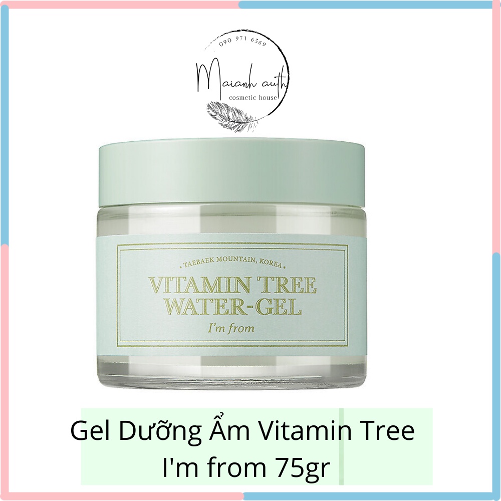 Gel dưỡng ẩm I'm from Vitamin tree water gel kem cấp ẩm sáng da 75gr