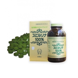 Hộp Tảo Xoắn TEM ĐỎ 2200 VIÊN Spirulina Nhật Bản