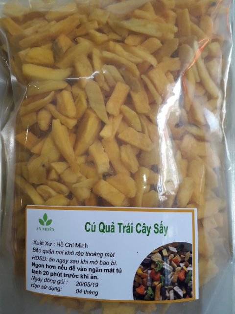 [Mã 66FMCGSALE hoàn 8% đơn 500K] Combo 2kg Trái cây sấy - hàng vụn