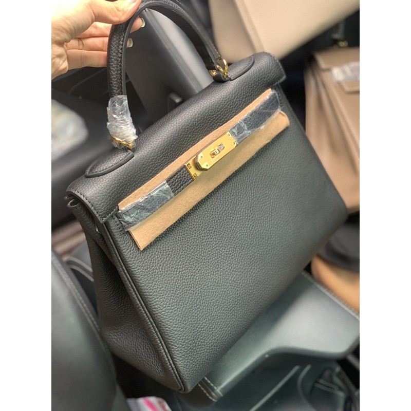 Túi Hm da bò thật dáng kelly