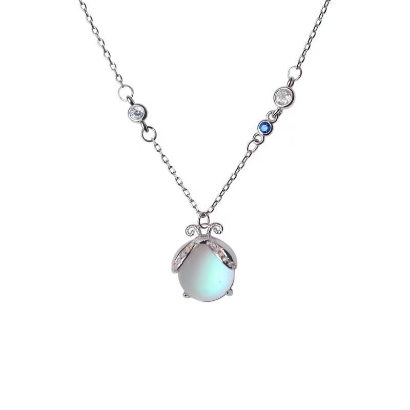 Vòng cổ Mặt Hình Mặt Trăng Đính Đá Thời Trang Cho Nữ