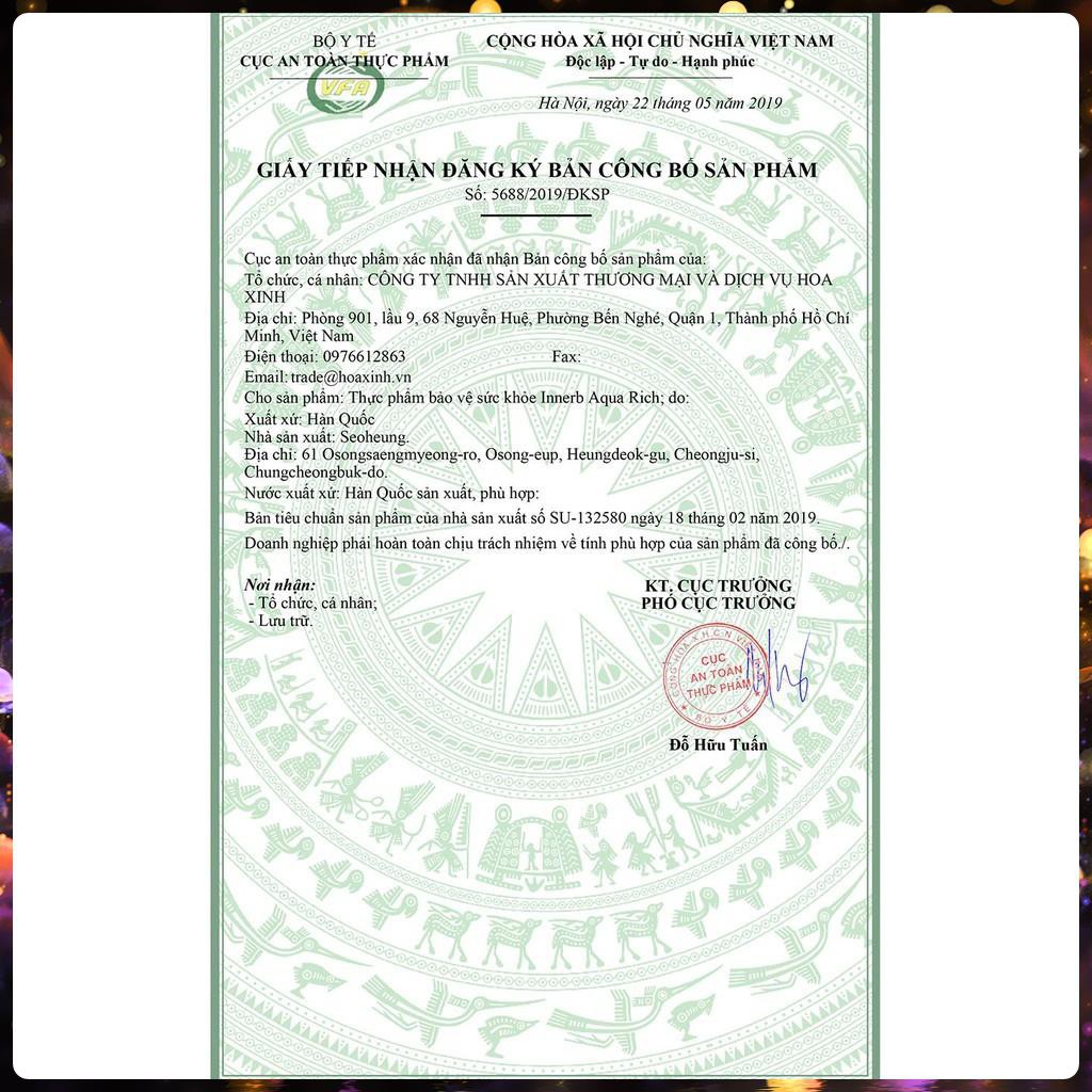 [CÓ BILL] Viên Uống Cấp Nước Innerb Aqua Rich 70 viên | BigBuy360 - bigbuy360.vn