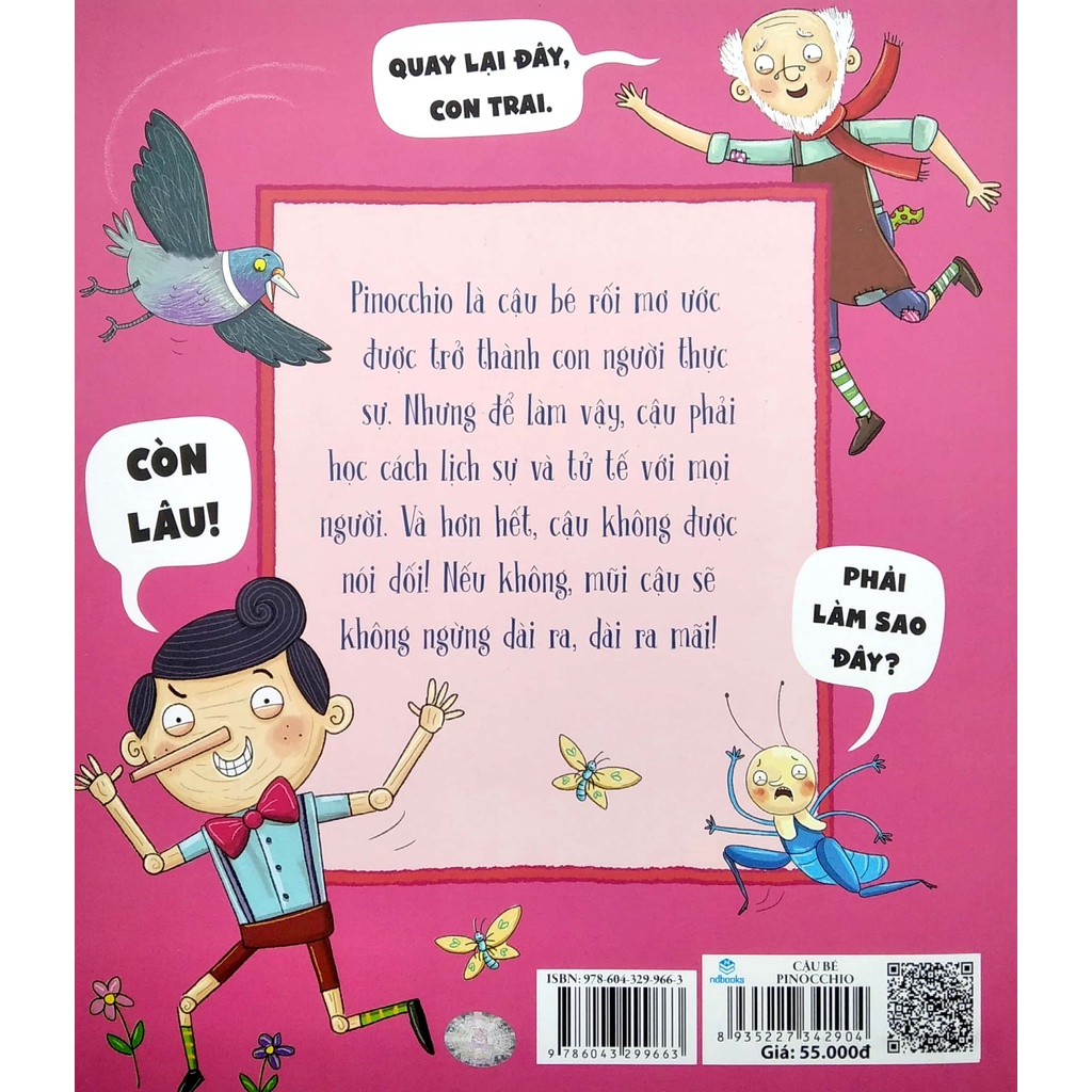 Sách Truyện Cổ Tích Kinh Điển - Cậu Bé Pinocchio