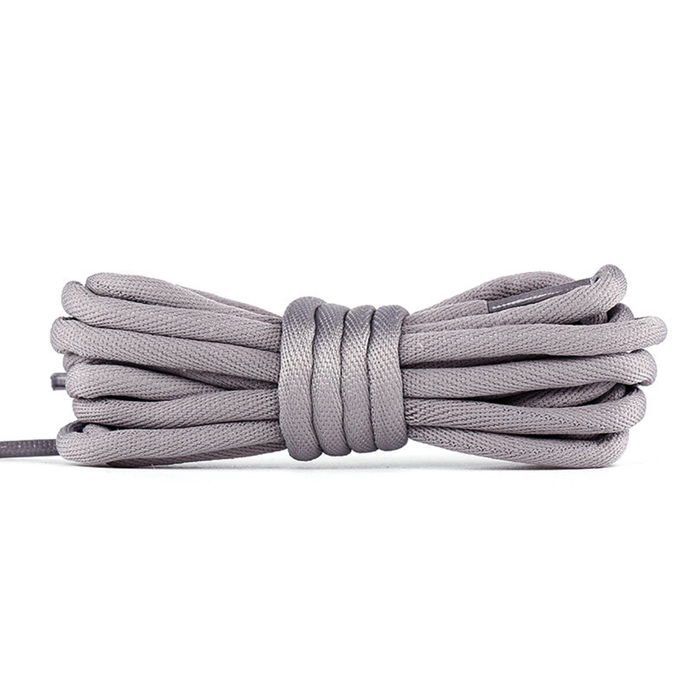 OFF WHITE 1 Cặp Dây Giày Tròn Bằng Polyester Chất Lượng Cao Không Phai Màu Unisex