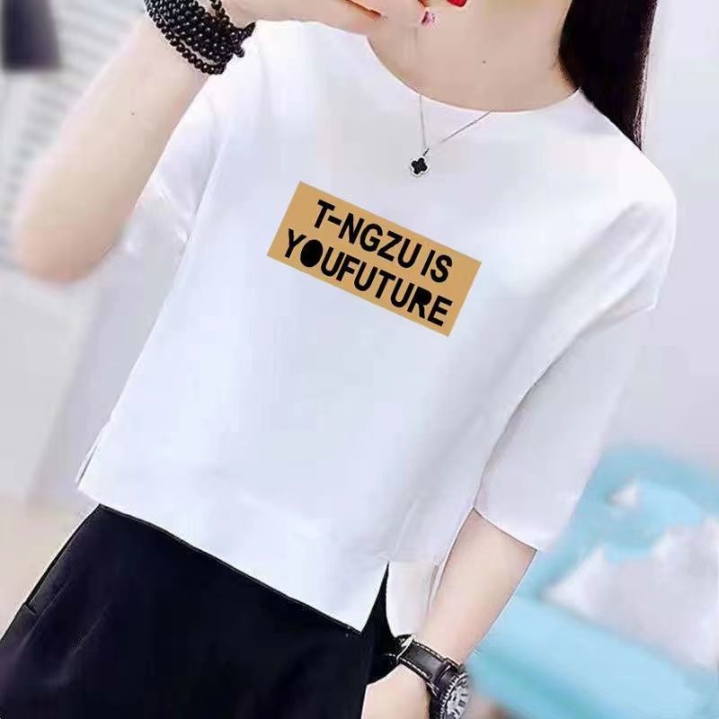 Áo Thun Ngắn Tay Dáng Rộng Thời Trang Dành Cho Nữ