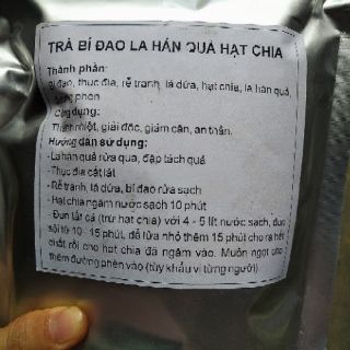 Set Trà Bí Đao La Hán Quả Hạt Chia 4-5 lit (10-12 chai)