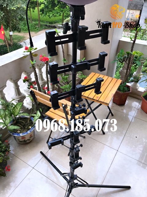 [CHÍNH HÃNG] Giá Đỡ Kẹp Điện Thoại Gắn Vào Tripod Hỗ Trợ Livestream - Live Quay Phim Nhiều Máy Cùng Lúc 🌺FREESHIP🌺 | BigBuy360 - bigbuy360.vn